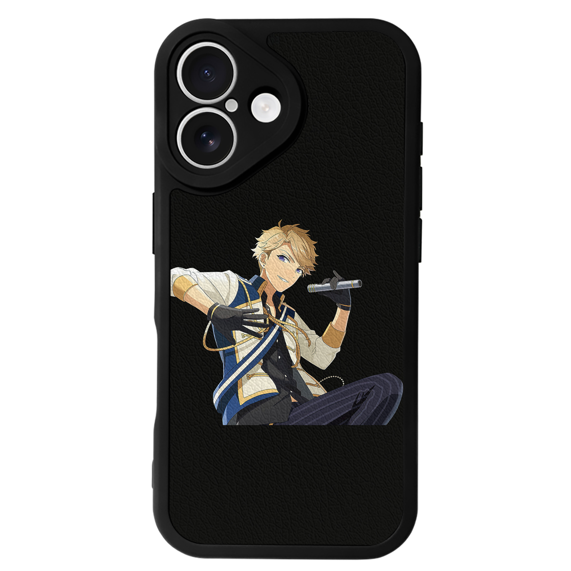 （画像用） あんさんぶるスターズ! Ensemble Stars 【iPhone 16シリーズ対応】シリコンスマホケース（レザー調） 材質：シリコン